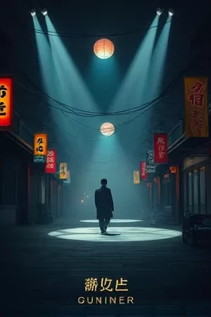 《潮汐表》剧情片竖版封面，退潮后的滩涂与刻度尺