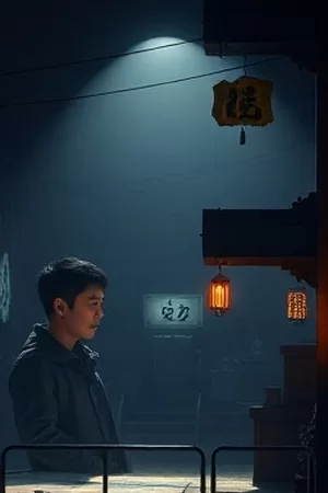 《周日不营业》轻喜剧竖版封面，卷帘门半掩的小店