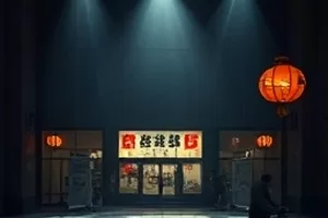 《山雀》横版封面，枝头山雀与远山轮廓