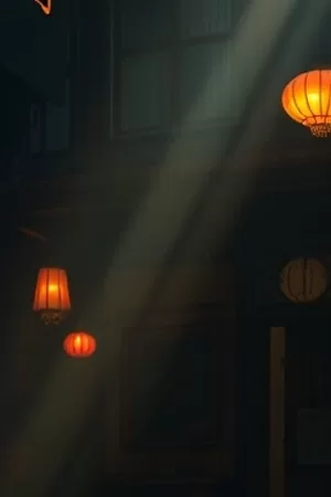 《雾港来信》悬疑剧集竖版封面，雨夜码头与一封旧信